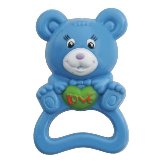 Detské hrkálka Baby Mix medveď modrý