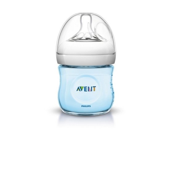 Dojčenská fľaša Avent Natural125 ml modrá