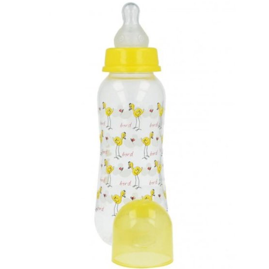 Fľaša s obrázkom Akuku 250 ml žltá