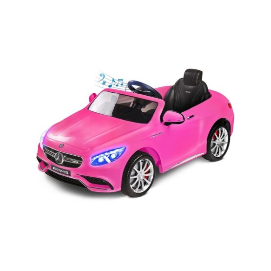 Elektrické autíčko Toyz Mercedes-Benz S63 AMG-2 motory pink Ružová