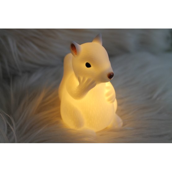 Detská LED lampa - veverička