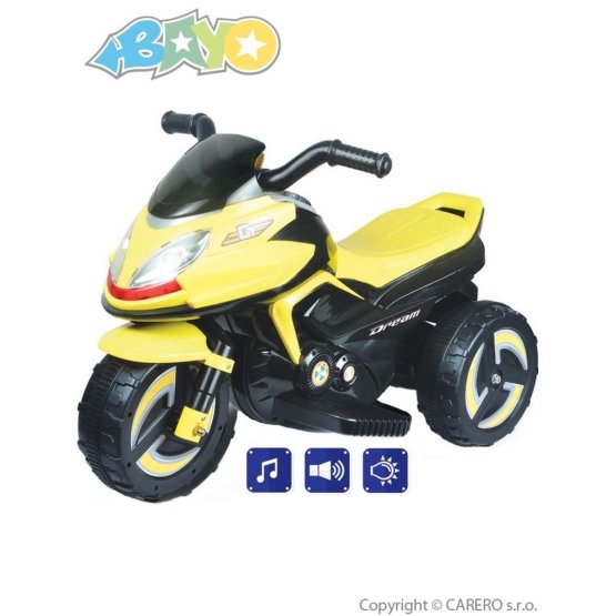 Elektrická motorka BAYO KICK yellow Žltá