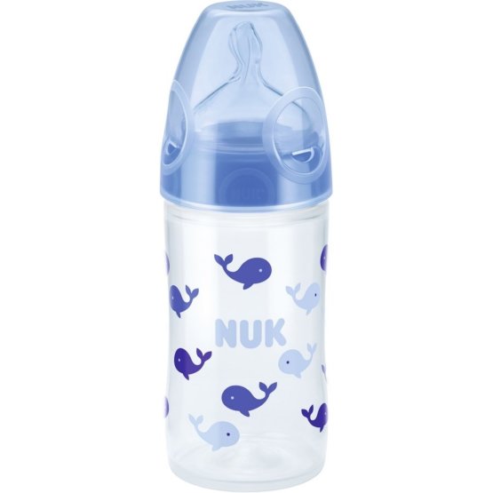 Dojčenská fľaša NUK New Classic 150 ml modrá veľryba