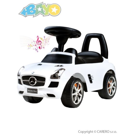 Detské jazdítko-odrážadlo Bayo Mercedes-Benz white Biela