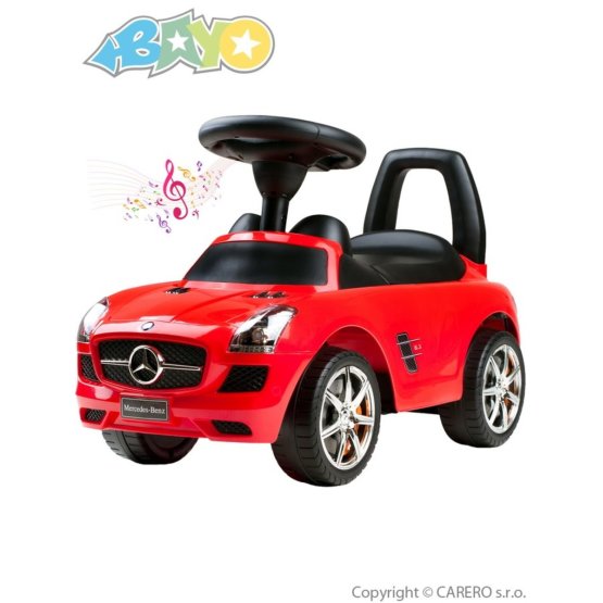 Detské jazdítko-odrážadlo Bayo Mercedes-Benz red Červená