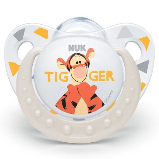 Dojčenský cumlík Trendline NUK Disney Tigger 6-18m béžový 6-18 m