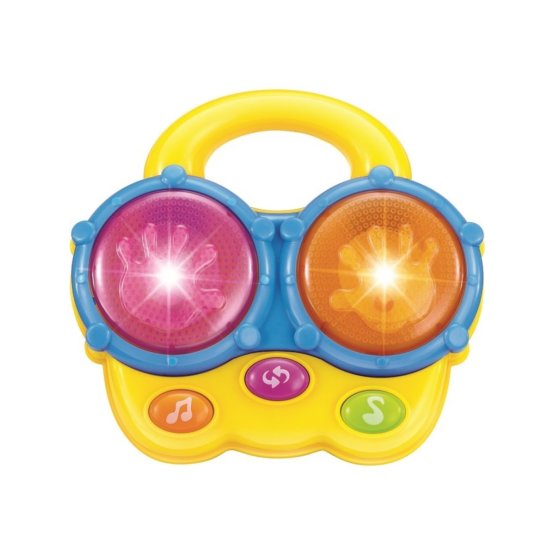 Detská hračka so zvukom Baby Mix Bubónik yellow Žltá
