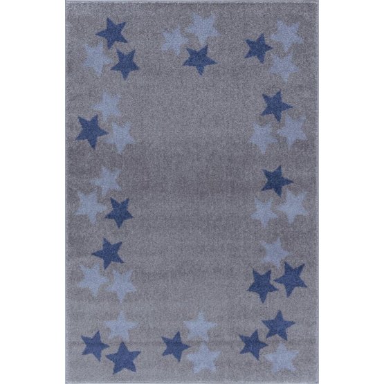 Detský koberec BORDERSTAR - modrošedý