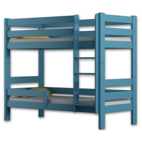 Detská poschodová posteľ Tega - modrá