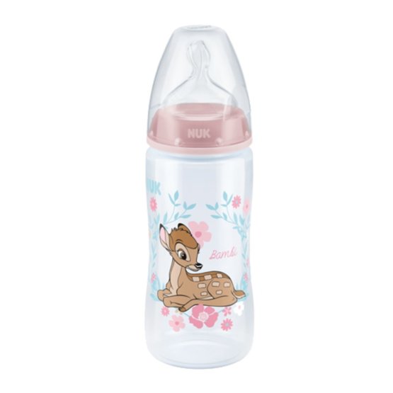 Dojčenská fľaša NUK First Choice Disney 300 ml ružová