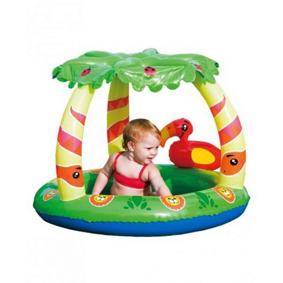 Detský nafukovací bazén so strieškou Bestway Jungle Multicolor