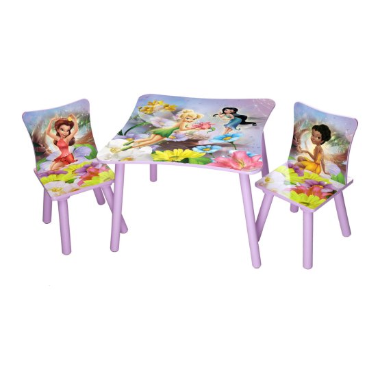 BAZAR Detský stôl s stoličkami Víly