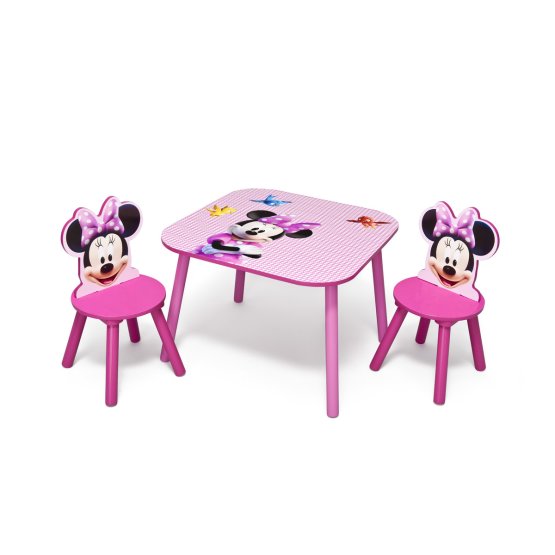 BAZAR Detský stôl s stoličkami myška Minnie II