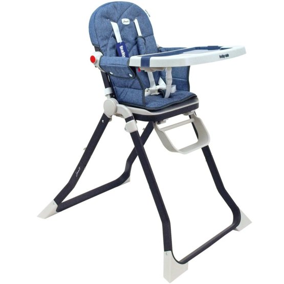Jedálenská stolička Baby Mix Smart navy Modrá