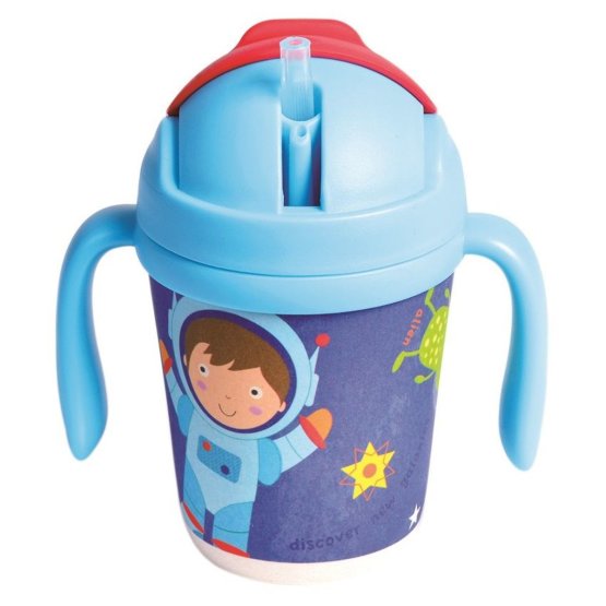 Detský hrnček so slamkou Astronaut