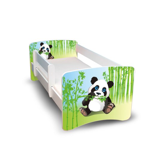 Detská posteľ so zábranou - panda