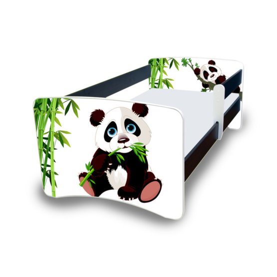 Detská posteľ so zábranou NICO - panda