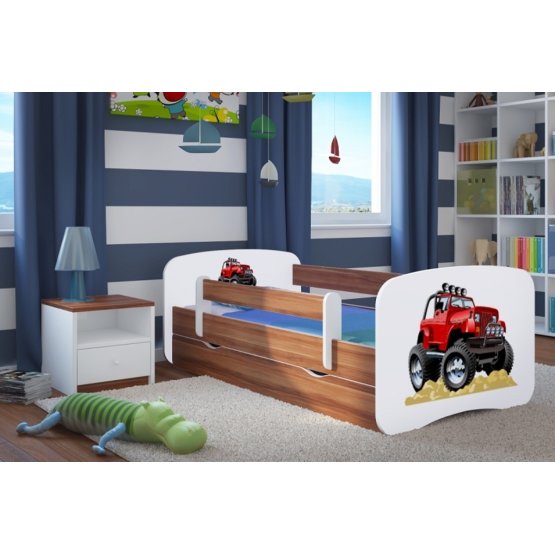 OURBABY detská posteľ so zábranou - Super Truck