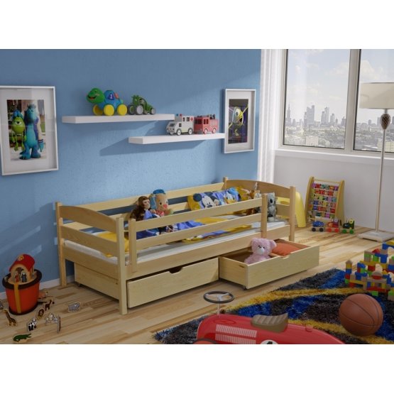 Detská posteľ s úložným priestorom ŽOFKA