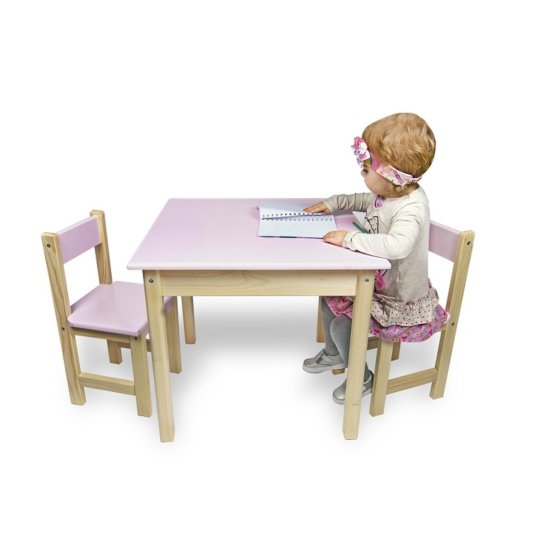 Ourbaby detský stôl s stoličkami