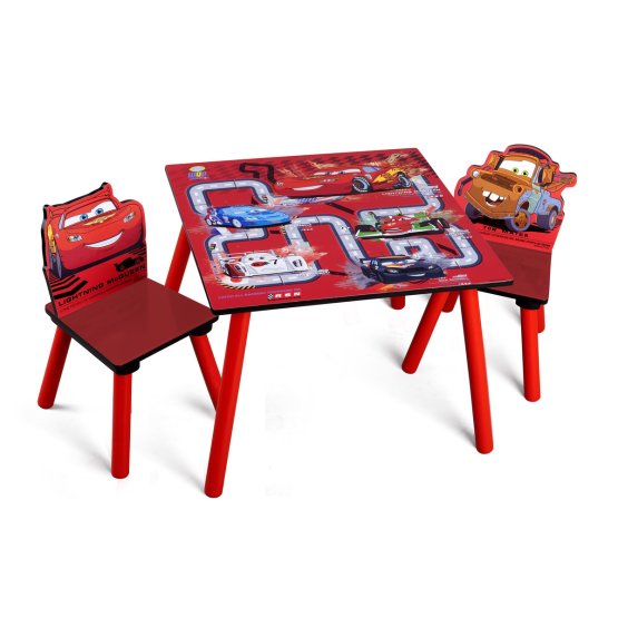 Detský stôl so stoličkami - Autá