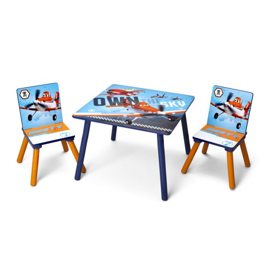 Detský stôl so stoličkami - Lietadlá