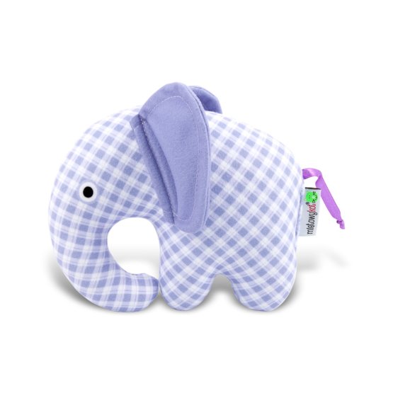 Textilná hračka - fialový sloník