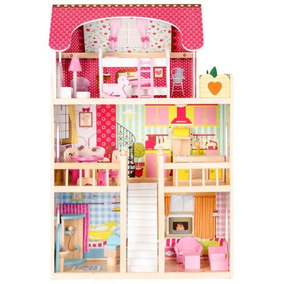 Drevený domček pre bábiky Kráľovská rezidencia