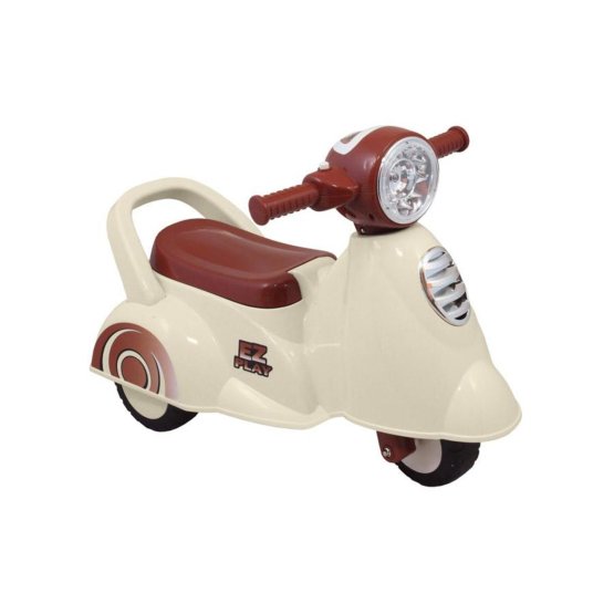 Detské jazdítko so zvukom Baby Mix Scooter white Biela