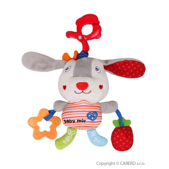 Detská plyšová hračka so zvukom Baby Mix Zajačik Podľa obrázku