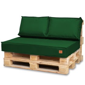 Súprava polstrov na paletový nábytok - Zelená