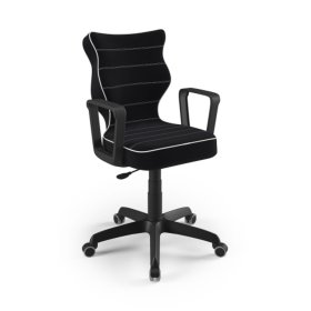 Kancelárska stolička upravená na výšku 159-188 cm - čierna