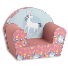 Detské kresielko Unicorn - ružové, Ourbaby®