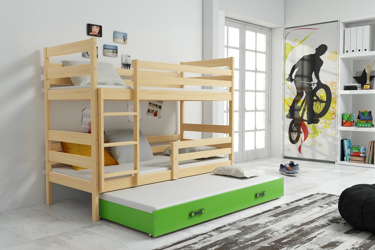 Detská posteľ Ourbaby Erik prírodná 160x80 cm