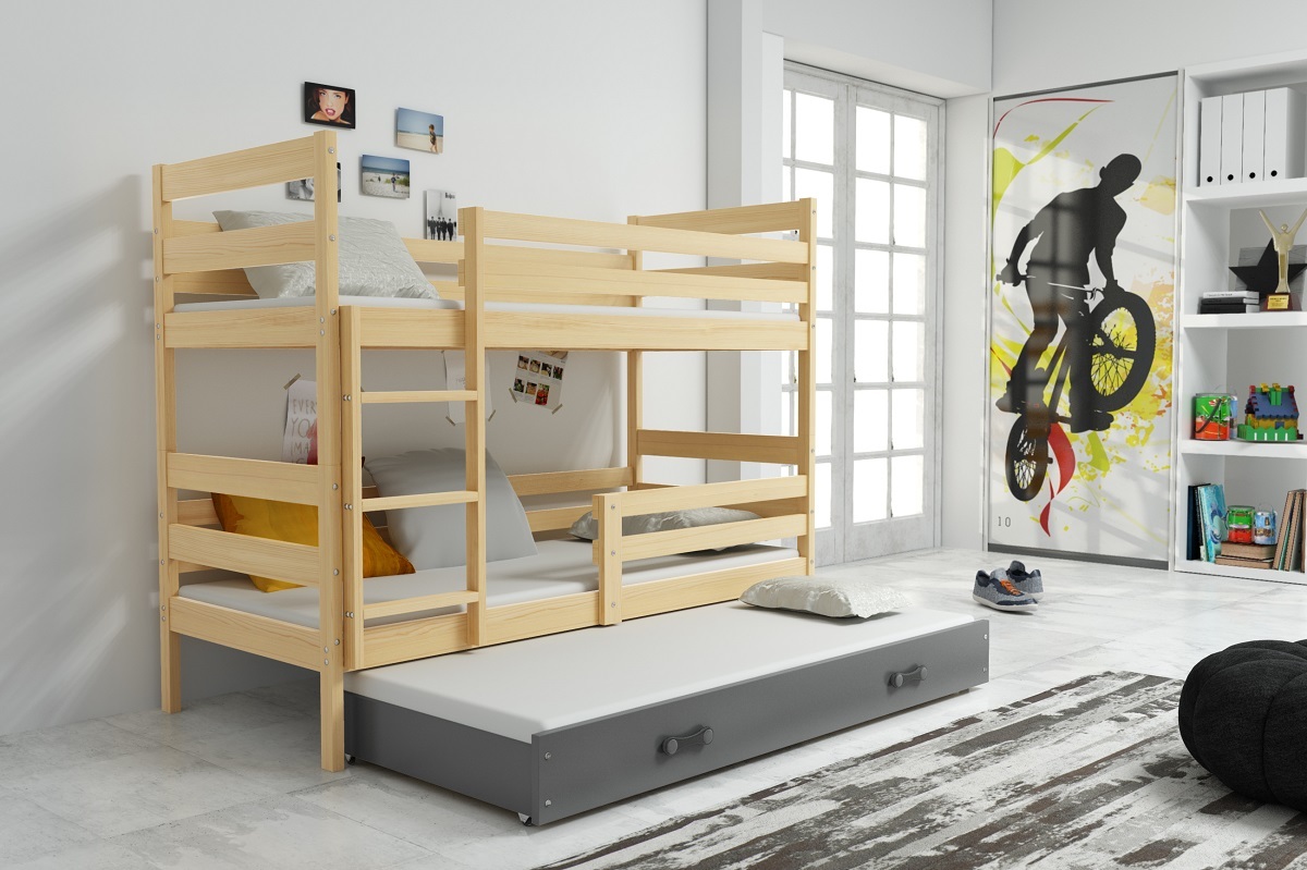 Detská posteľ Ourbaby Erik prírodná 160x80 cm