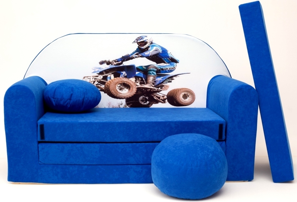 Ourbaby Racer blue sedačky 2