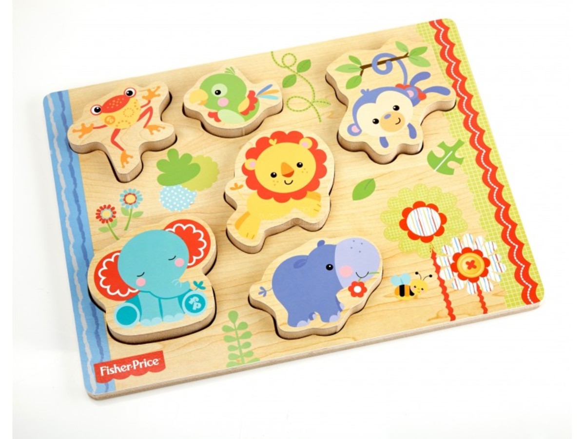 Fisher Price Drevené puzzle Puzzle babynabytek.sk