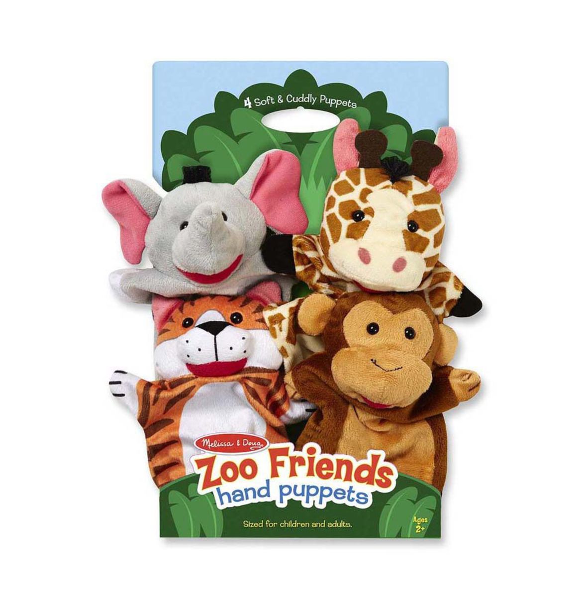Maňušky Zoo - súprava 4 ks Hand puppets