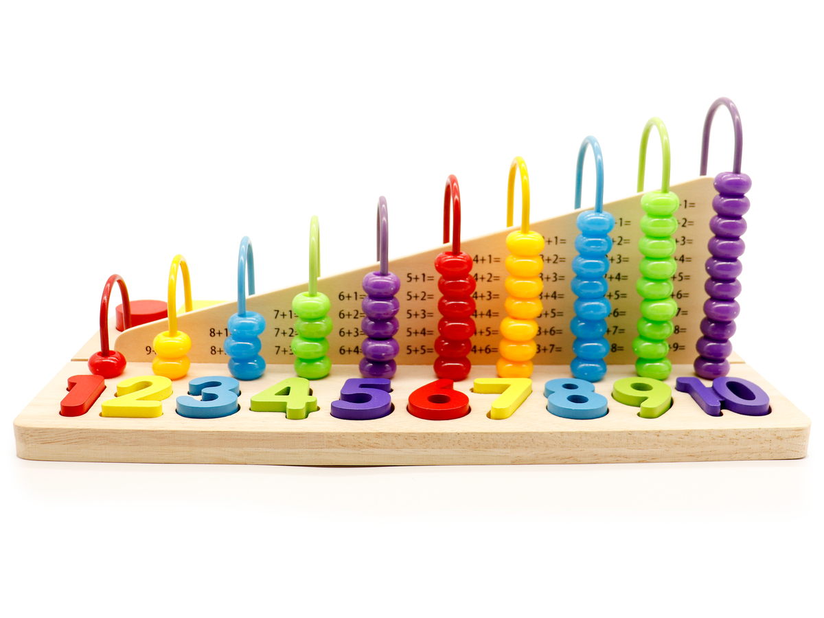Farebné obojstranné počítadlo double-sided abacus