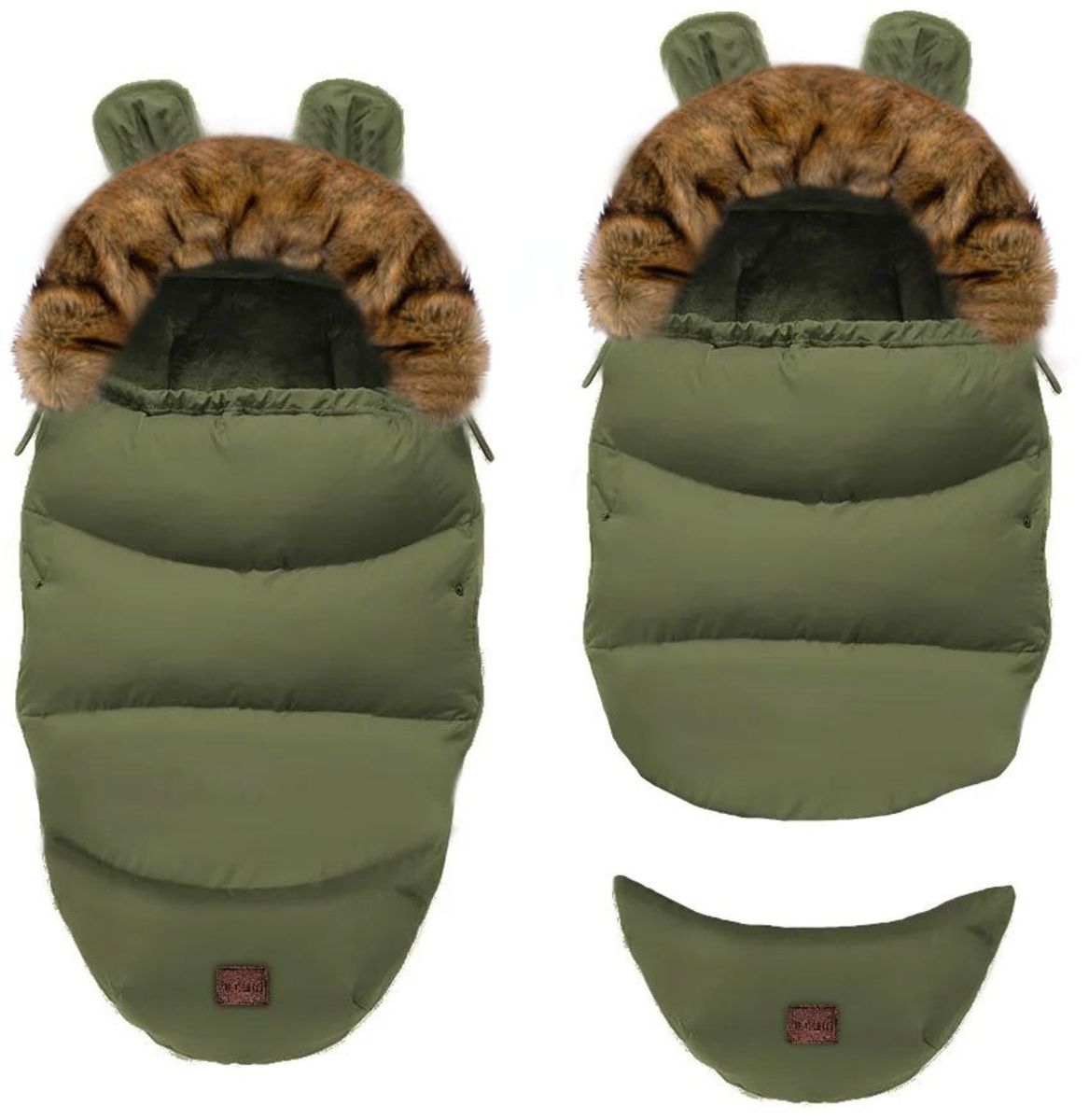Rastúci fusak Teddy Khaki