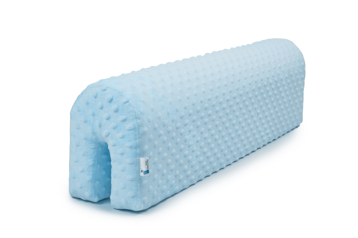 Chránič na posteľ Ourbaby - svetlo modrý - 50 cm