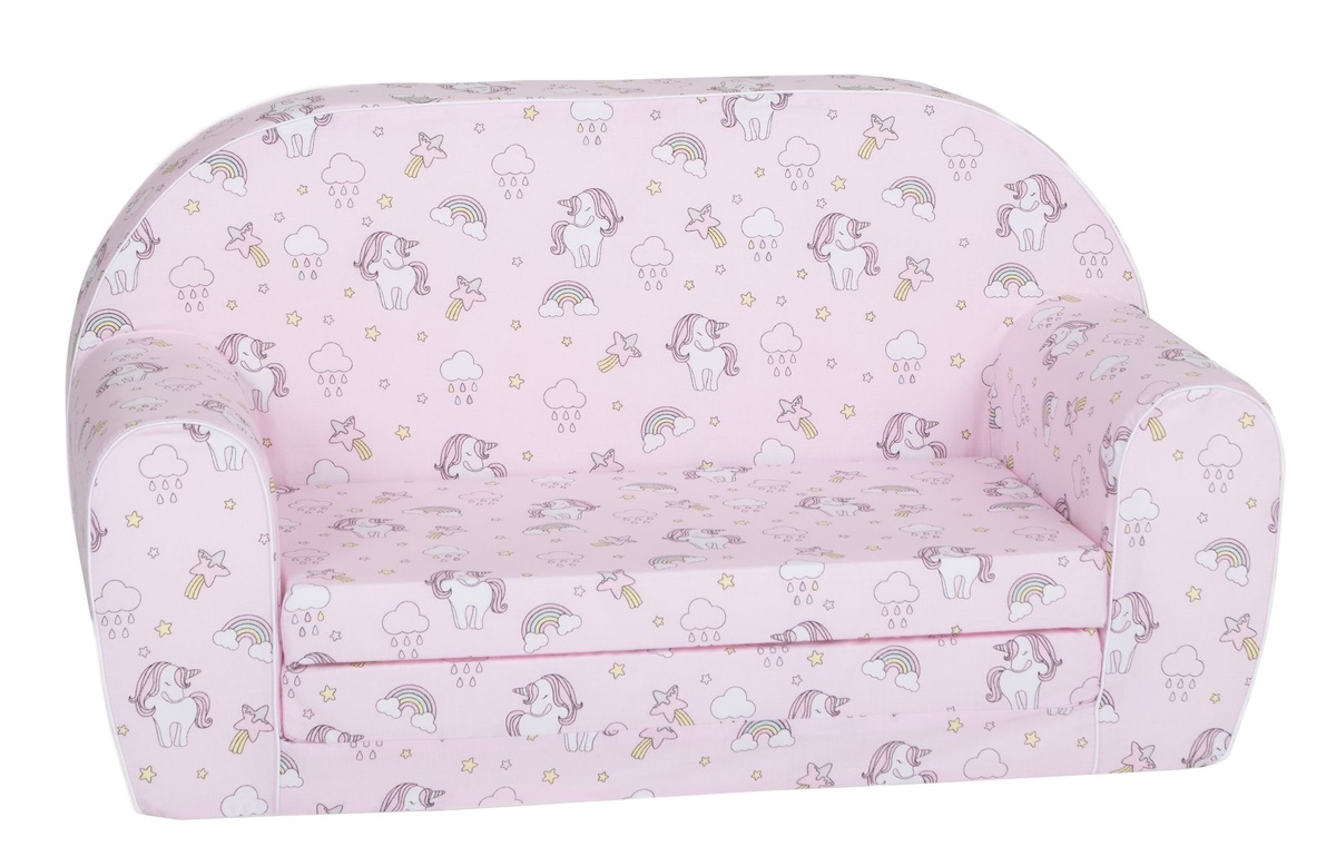 Ourbaby sofa pink unicorn sedačky 2