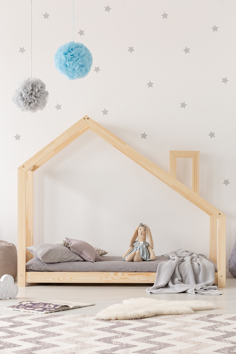 Detská posteľ domček Míle Chimney - 160x90 cm
