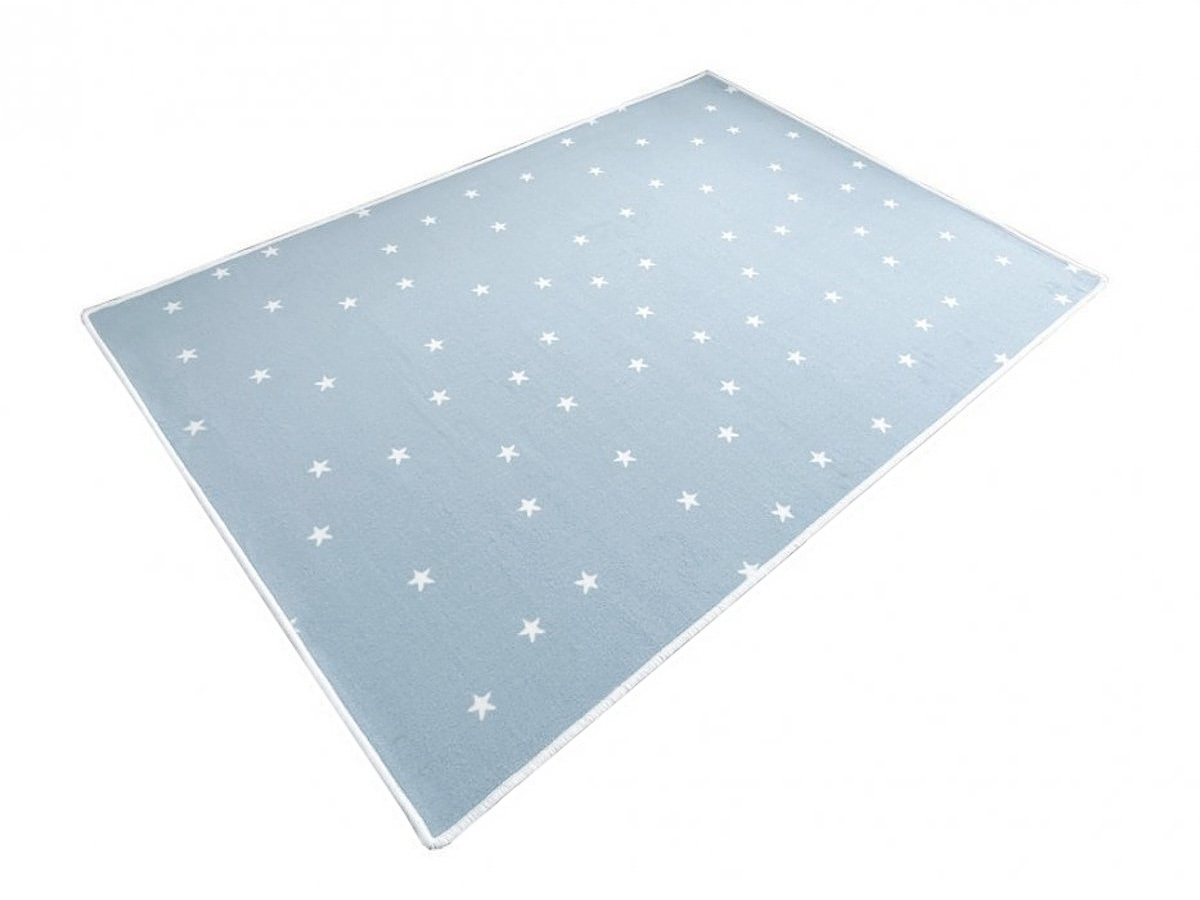 Detský koberček Hviezdička - modrý Blue stars 200 x 300 cm
