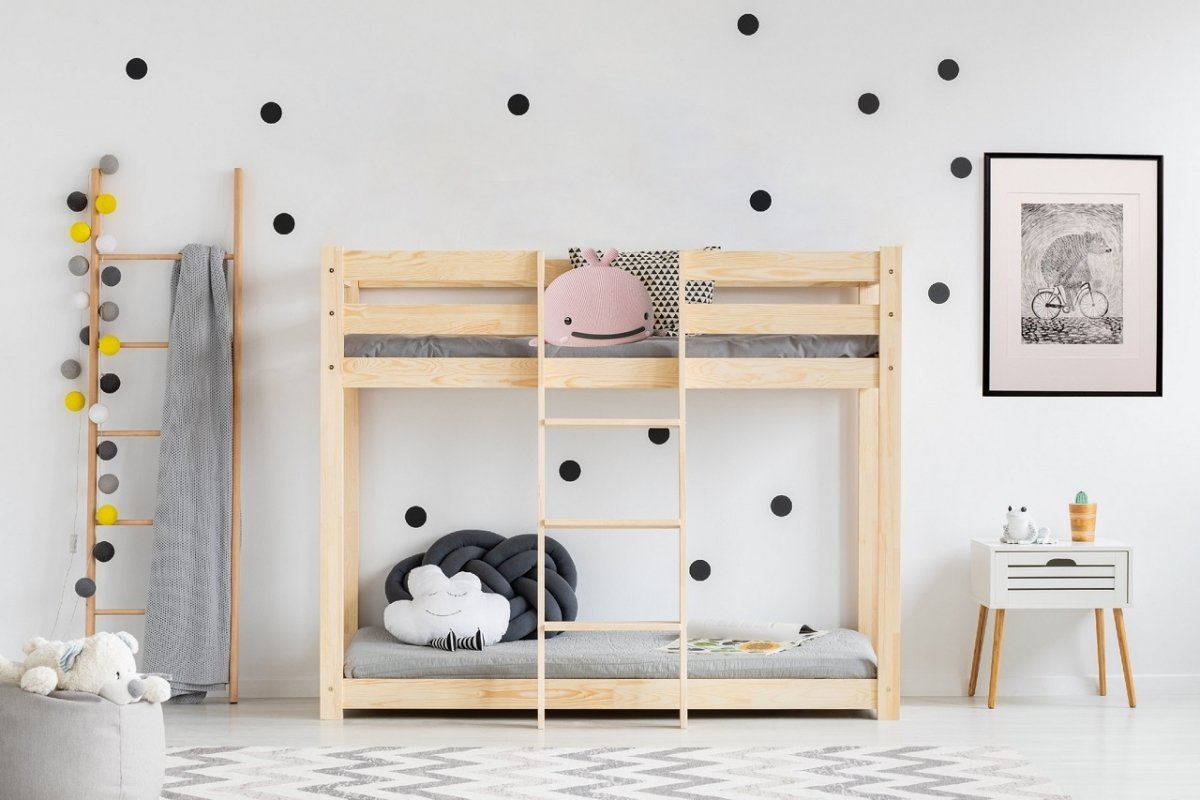 Dětská patrová postel Mila Classic - přední vstup - 140x70 cm