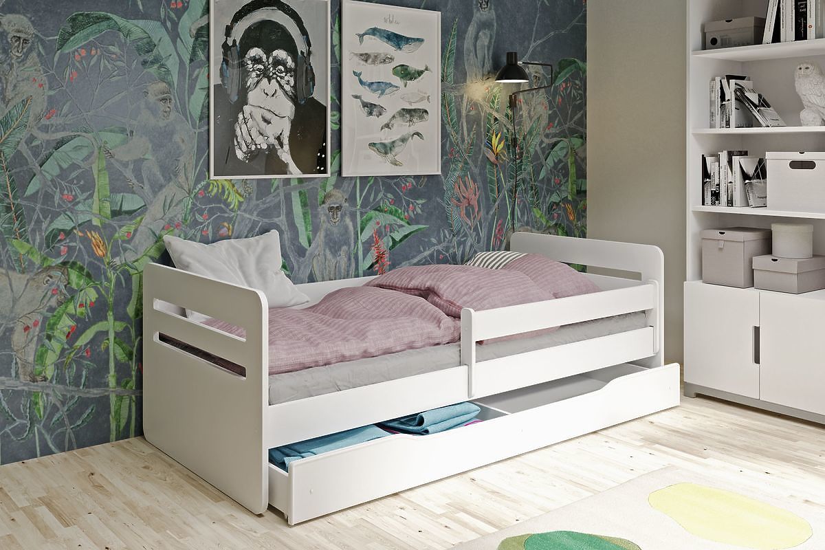 BAZAR Ourbaby detská posteľ Tomi - biela 180X80 CM