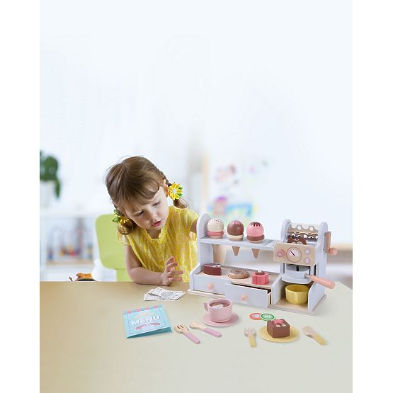 2Kids Toys Drevená cukráreň 2 v 1