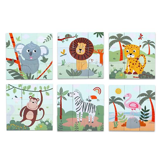 2Kids Toys Drevené kocky Safari