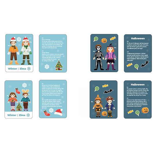 2Kids Toys Magnetické obliekanie Rodina