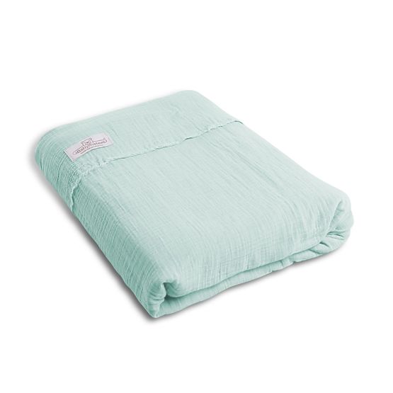 3-dielna sada mušelínových obliečok Heavens - mätová